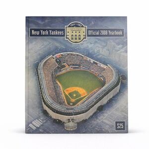 New York Yankees Official 2008 Yearbook Yankee Stadium Final Season Sealed MLB